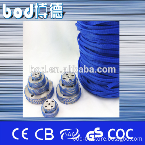 blue plastic honeycomb mesh in roll